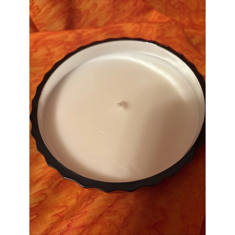 NWT‎ Place and Time Red Glass Holder & Candle Spiced Winter Apple 5